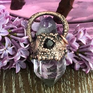 This is a hand made pendant.